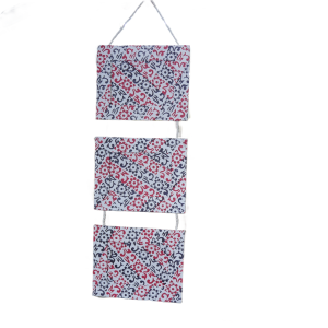Handmade Lokta Paper Hanging Photo Frame Set — 4 Tier Wall Display