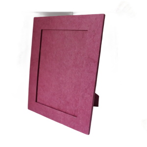 Handmade Lokta Paper Photo Frame — Simple Solid Color