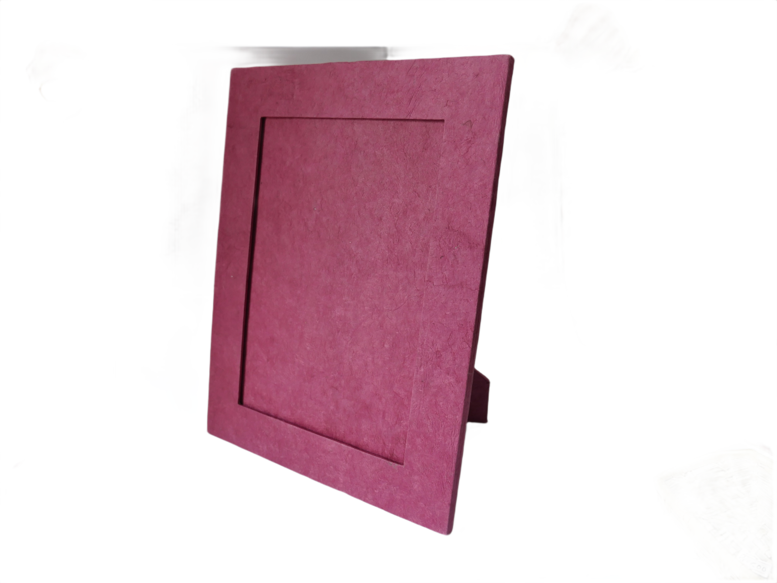 Handmade Lokta Paper Photo Frame — Simple Solid Color